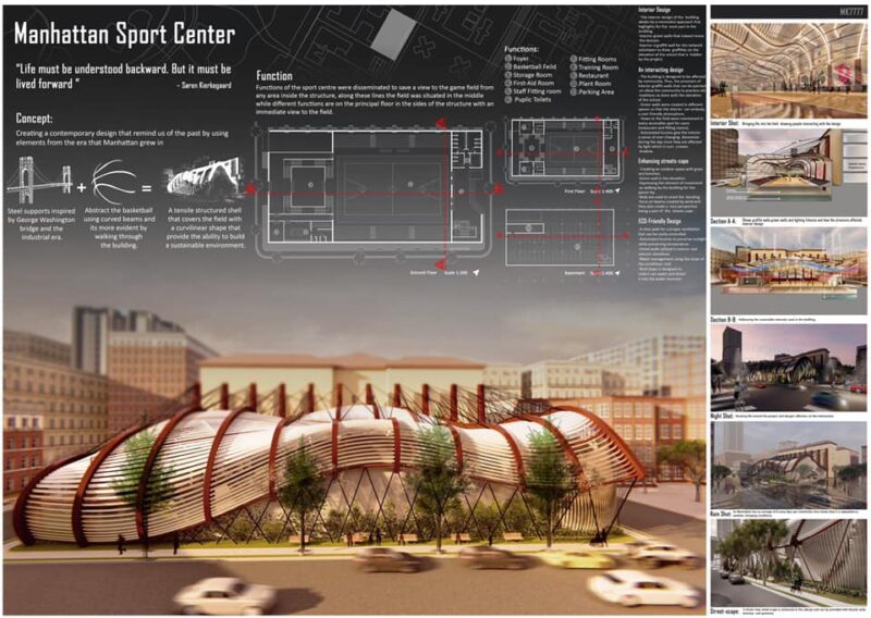 Manhattan Sports Center – The third prize